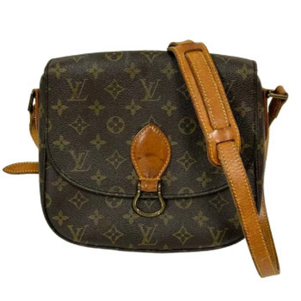 LOUIS VUITTON Saint Cloud Shoulder Bag Crossbody Brown Monogram